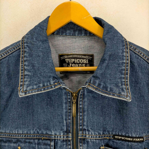 tipicosi jeans ジップアップデニムジャケット メンズ