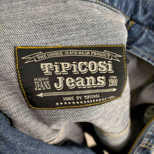 tipicosi jeans ジップアップデニムジャケット メンズ
