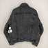 リーバイス Levis 90S USA製 ボタン裏刻印527 70507 0253 アシッドウォッシュ ブラックデニム トラッカー ジャケット メンズ import:M