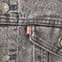 リーバイス Levis 90S USA製 ボタン裏刻印527 70507 0253 アシッドウォッシュ ブラックデニム トラッカー ジャケット メンズ import:M