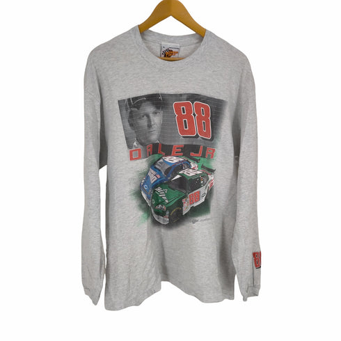 ウィナーズサークル WINNERS CIRCLE フロントプリント霜降りL/Sカットソー メンズ JPN:XL