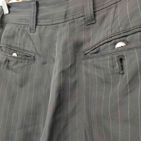トリココムデギャルソン tricot COMME des GARCONS 03AW AD2003 キュプラ100% ストライプパンツ レディース JPN:S