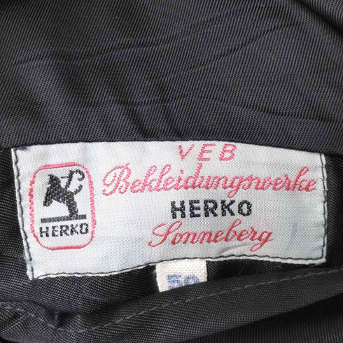 VEB Bekleidungswerke HERKO ユーロワーク 3B テーラード ジャケット メンズ EUR:50