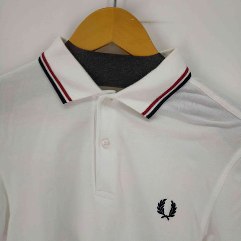 フレッドペリー FRED PERRY S/S リブラインポロシャツ メンズ import:XS
