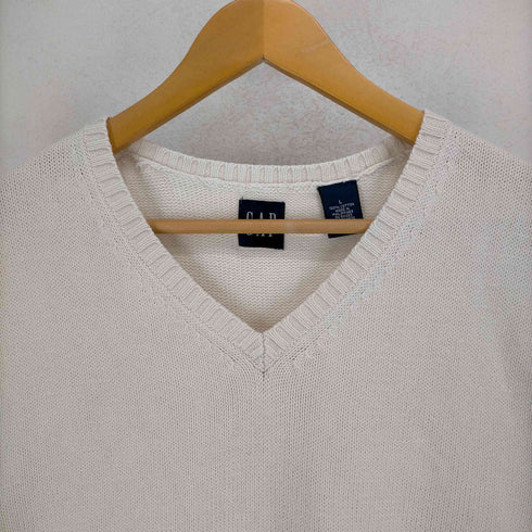 ギャップ Gap 00s old コットンニットベスト メンズ JPN:L