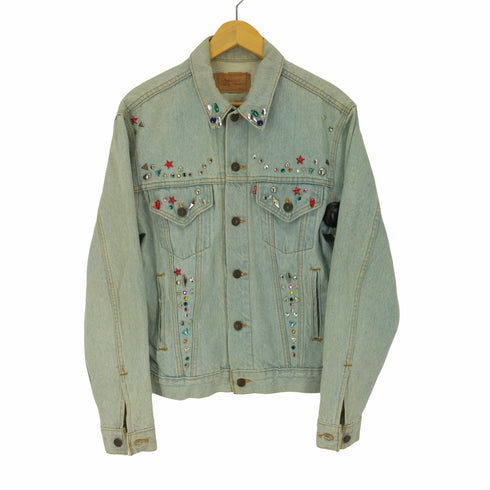 リーバイス Levis 80-90S USA製 506 ボタン裏527刻印 4P リメイク スタッズ デニムジャケット メンズ