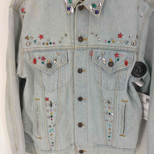リーバイス Levis 80-90S USA製 506 ボタン裏527刻印 4P リメイク スタッズ デニムジャケット メンズ