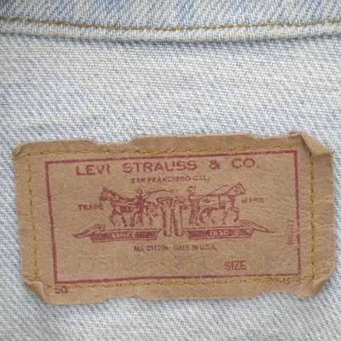 リーバイス Levis 80-90S USA製 506 ボタン裏527刻印 4P リメイク スタッズ デニムジャケット メンズ