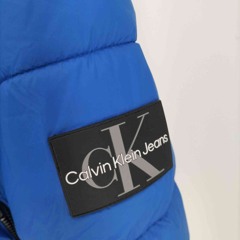 カルバンクラインジーンズ Calvin Klein Jeans Boxy Hooded Puffer Jacket レディース import:XL