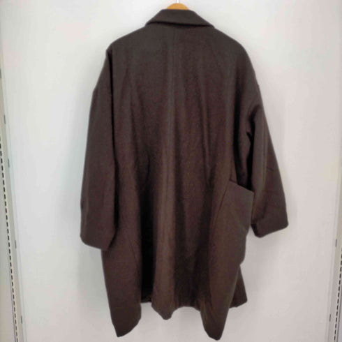 バージズブルック BASISBROEK メルトン チェスターコート メンズ