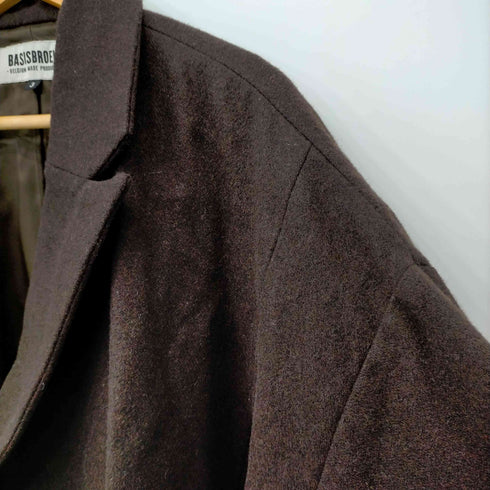 バージズブルック BASISBROEK メルトン チェスターコート メンズ