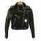 ベルシュカ BERSHKA ベロア長ライダースジャケット レディース import:XS