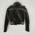 ベルシュカ BERSHKA ベロア長ライダースジャケット レディース import:XS