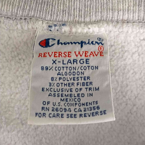 チャンピオン Champion 90s Mexico製 刺繍タグ WISCONSIN reverse weave メンズ JPN:XL