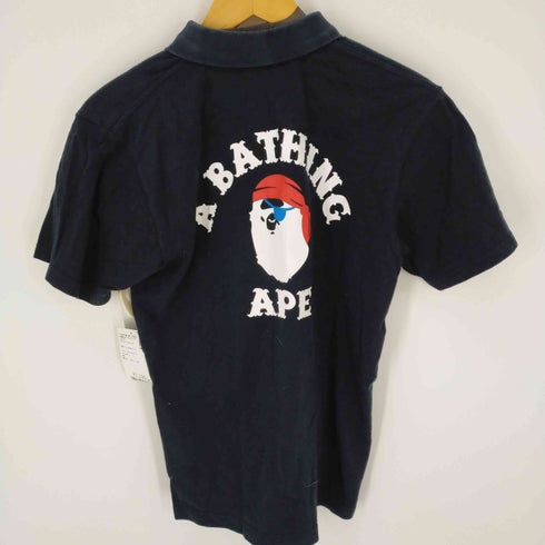 ア ベイシング エイプ パイレーツストア A BATHING APE PIRATE STORE 背面プリントS/Sポロシャツ メンズ JPN:S