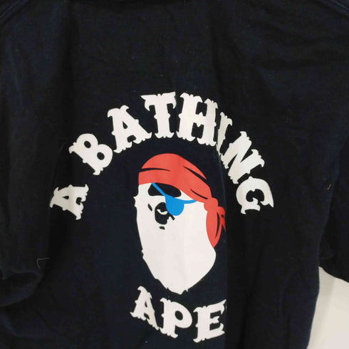 ア ベイシング エイプ パイレーツストア A BATHING APE PIRATE STORE 背面プリントS/Sポロシャツ メンズ JPN:S
