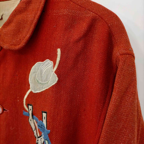 50S~60S TRAILS OF THE OLD WEST刺繍 チェーンステッチアワードジャケット メンズ