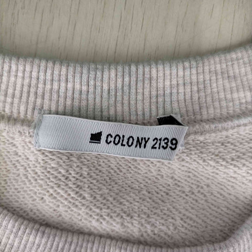 コロニー トゥーワンスリーナイン COLONY 2139 裏毛バックロゴプリントプルオーバー レディース FREE