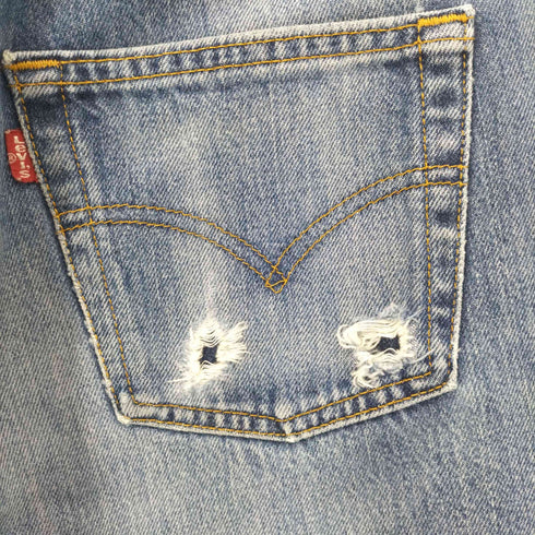 リーバイス Levis 90S USA製 501 ボタン裏553刻印 ボタンフライ デニム パンツ 脇割 99年製 メンズ W30 L32