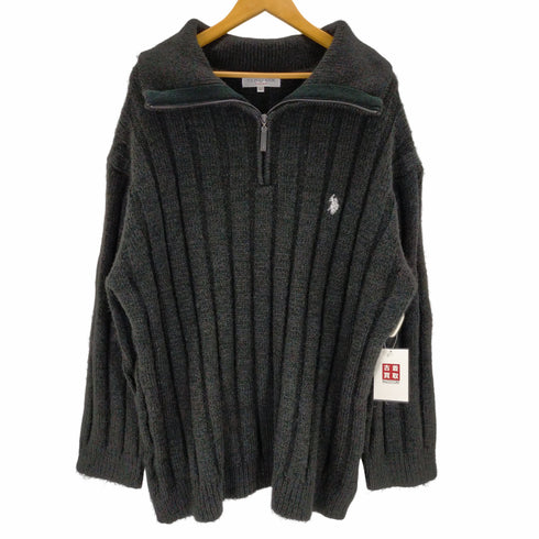 ユーエスポロアッスン U.S.POLO ASSN ハーフジップニット メンズ FREE