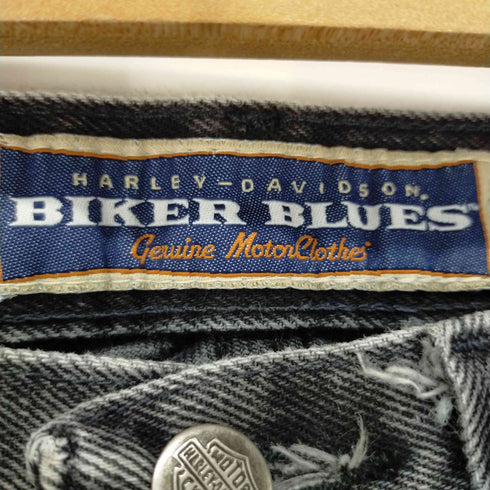 ハーレーダヴィットソン HARLEY DAVIDSON 90-2000S ブラックデニムパンツ メンズ 31X32