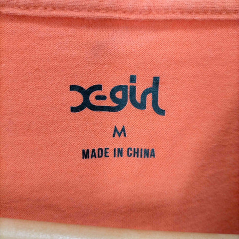 エックスガール X-girl GRA LOGO LS BABY TEE メンズ JPN:M