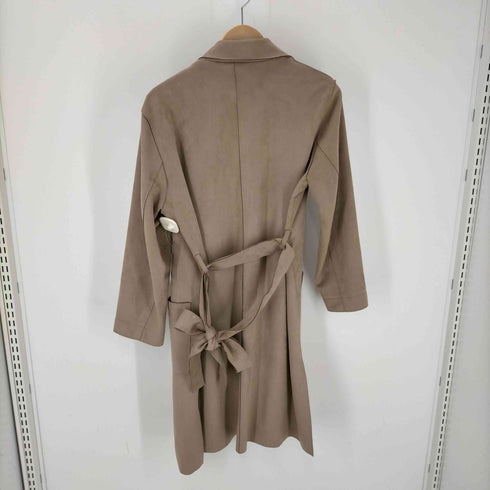 ザラ ZARA フェイクスウェード ロングコート レディース JPN:M