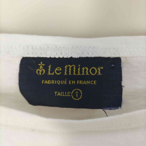 ルミノア Le minor ボーダー長袖カットソー レディース 1