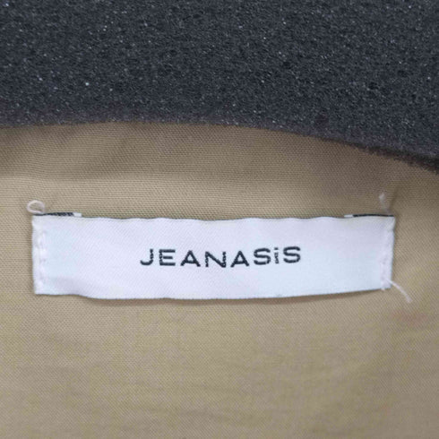 ジーナシス JEANASIS ポリ地オープンカラー S/S シャツ レディース FREE