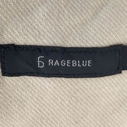 レイジブルー RAGEBLUE ホワイト デニム ジャケット メンズ JPN:M