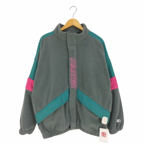 スターターブラックレーベル STARTER BLACK LABEL FLEECE TRACK JACKET フリーストラックジャケット メンズ import:L