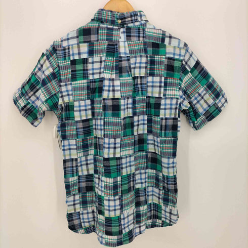 コロンビアスポーツウェア Columbia Sportswear チェック柄 BD パッチワーク S/S シャツ メンズ import:L