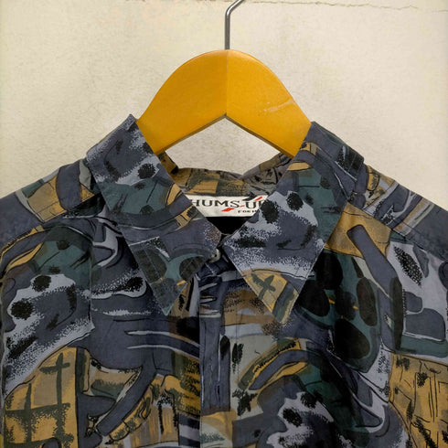 総柄シルク半袖シャツ メンズ JPN:L