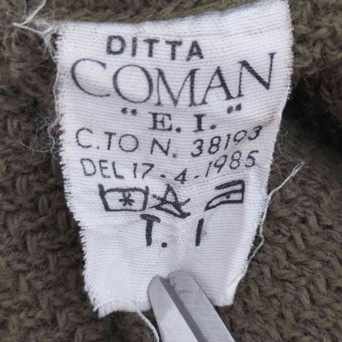 イタリア軍 Vネックニットプルオーバー メンズ