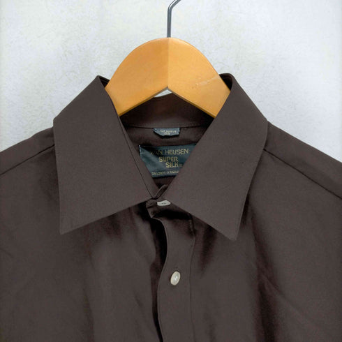 ヴァンヒューゼン VAN HEUSEN 70~80S SUPER SILK 半袖シャツ 襟芯 メンズ 15 1/2