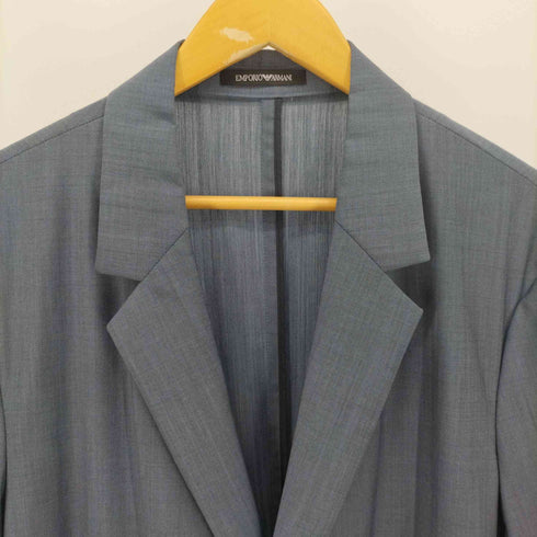 エンポリオアルマーニ EMPORIO ARMANI ヴァージン ウール ロング チェスター コート メンズ JPN:1