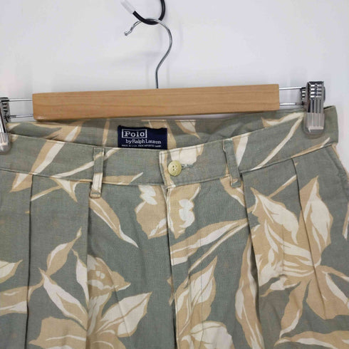 ポロバイラルフローレン Polo by RALPH LAUREN コットンリネンショーツ レディース 30