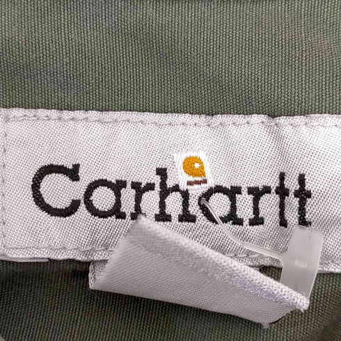 カーハート Carhartt 90-00s 革ロゴパッチ ボタンダウンワークシャツ メンズ 3XL