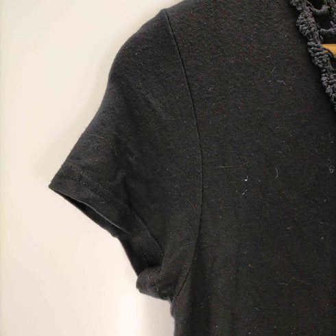 アニエスベー agnes b. フロントメッシュ ワンピース レディース