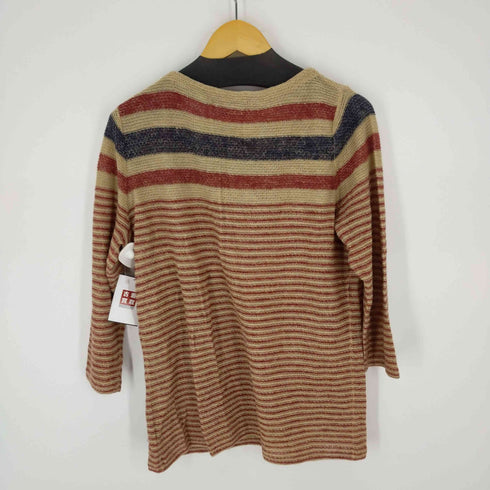 ローレンラルフローレン LAUREN RALPH LAUREN コットンリネンボーダーカットソー レディース JPN:XL