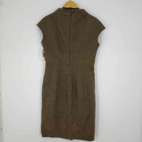 マックスマーラ MAX MARA 装飾 ノースリーブワンピース レディース JPN:42