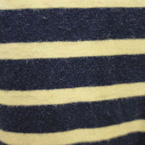 ICHI Antiquites ボーダー クルーネックロングスリーブ ワンピース レディース