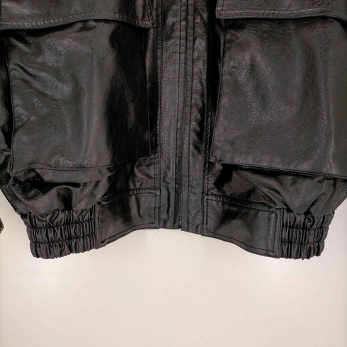 フリークスストア FREAKS STORE 23AW フェイクレザー ブルゾンジャケット メンズ FREE