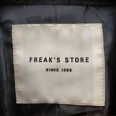 フリークスストア FREAKS STORE 23AW フェイクレザー ブルゾンジャケット メンズ FREE