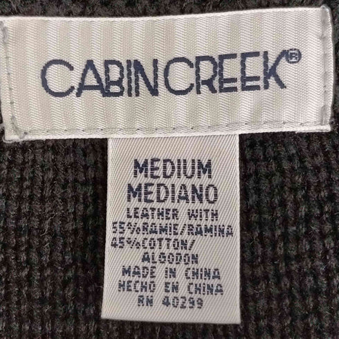 キャビン クリーク CABIN CREEK スウェード切替 カットワークベスト レディース JPN:M