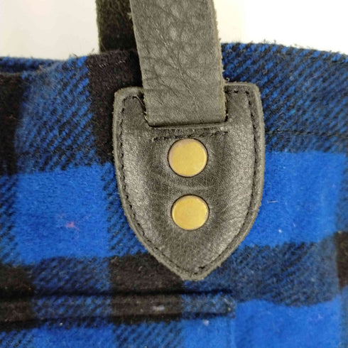 ラルフローレン RALPH LAUREN バッファローチェックレザーコンビトートバッグ メンズ ONE SIZE