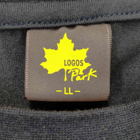 ロゴス LOGOS ジップポケット 長袖 Tシャツ メンズ LL