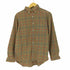 ランズエンド LANDS END エルボーパッチ チェック ネルシャツ メンズ import:M