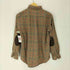 ランズエンド LANDS END エルボーパッチ チェック ネルシャツ メンズ import:M