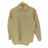 ランバン LANVIN カシミヤ 混 ウール レギュラーカラー L/S シャツ メンズ import:M